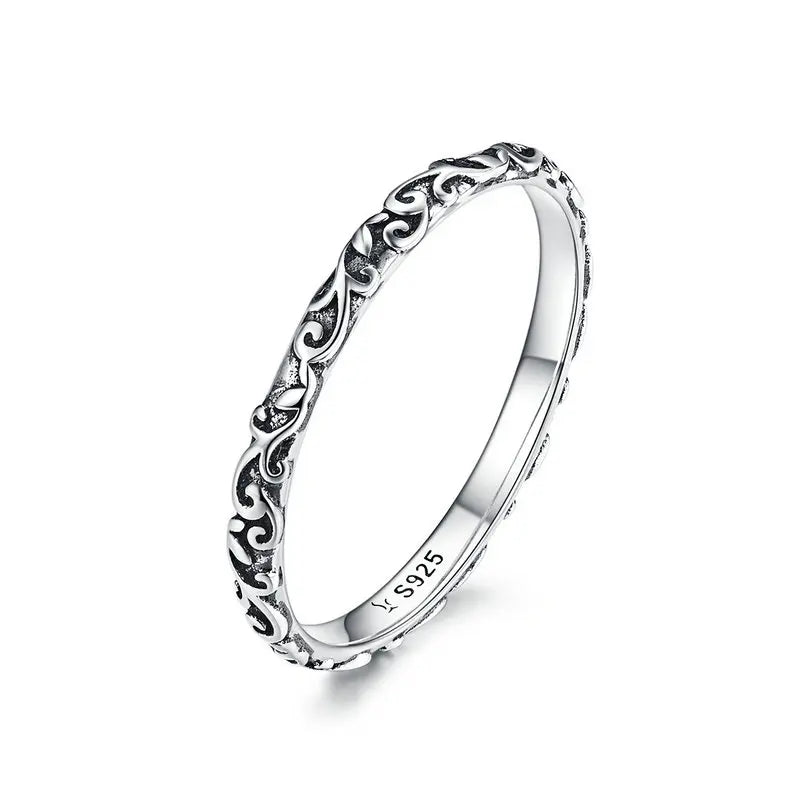 Ring for Women Simple Silver Ring