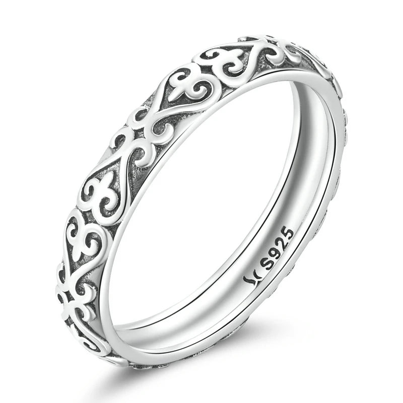 Ring for Women Simple Silver Ring