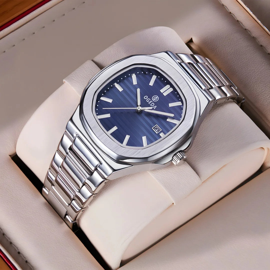 casual men's quartz watch