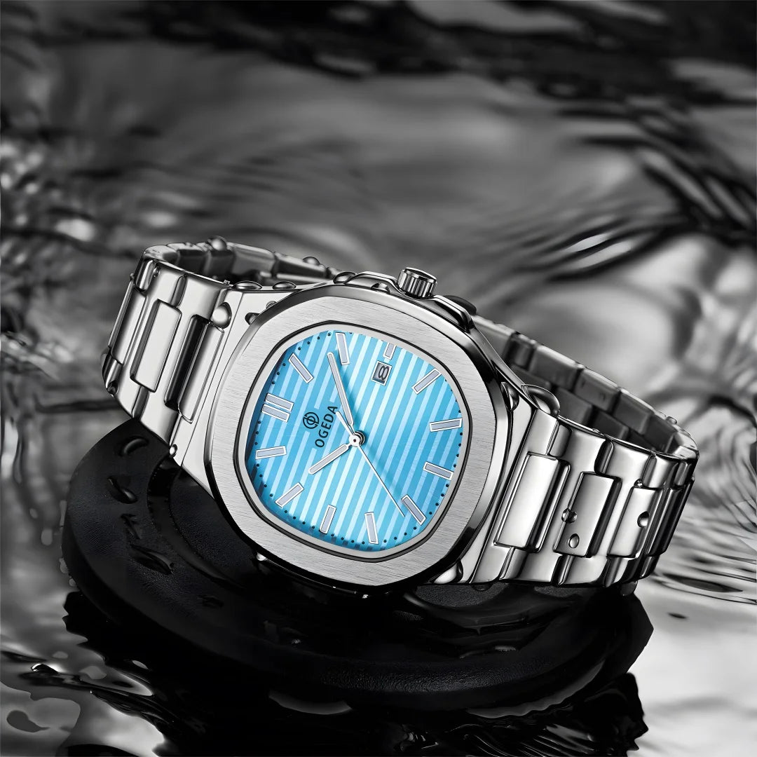 casual men's quartz watch