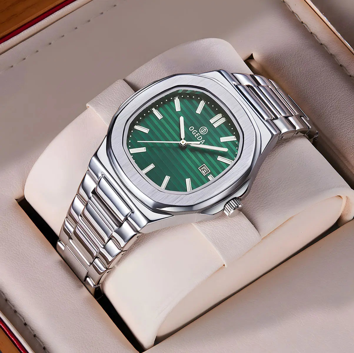 casual men's quartz watch