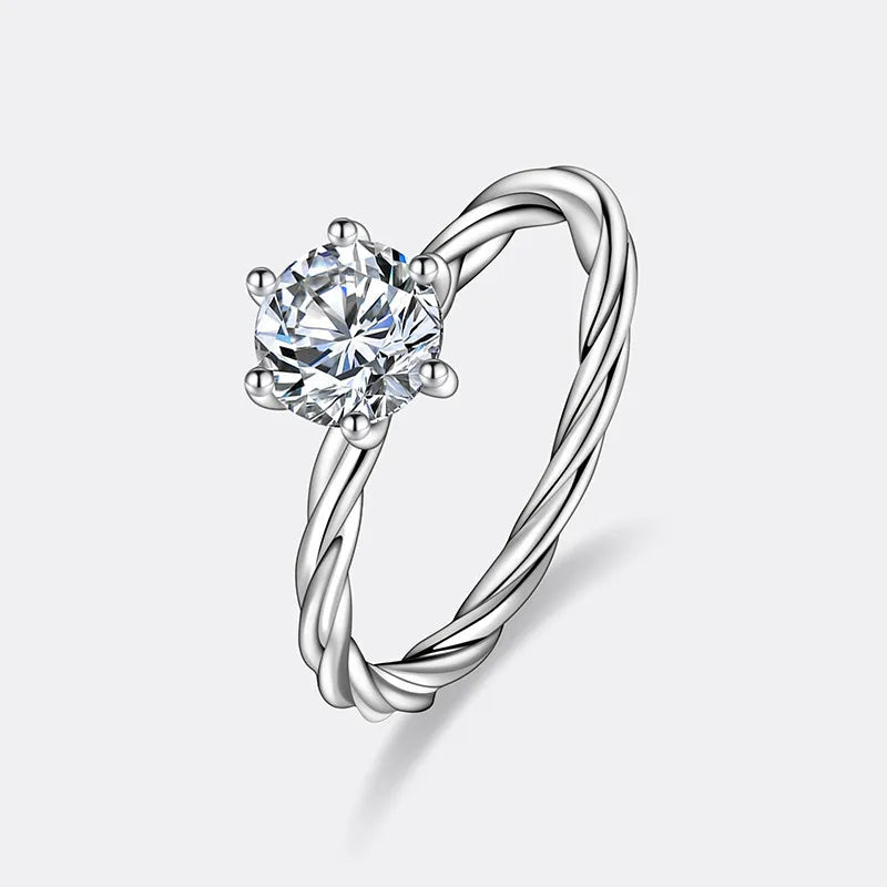 Moissanite Ring for Women S925