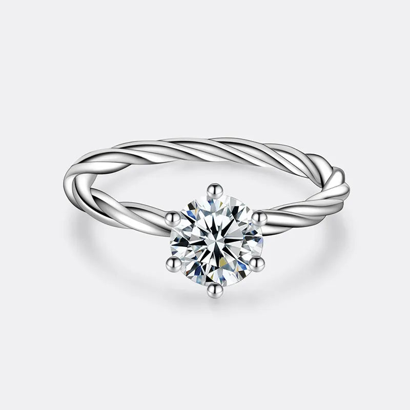 Moissanite Ring for Women S925