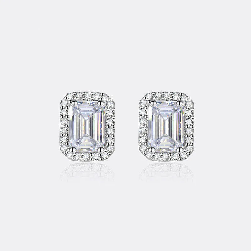 Moissanite Earrings for Women S925