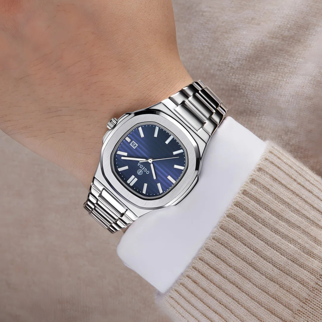 casual men's quartz watch