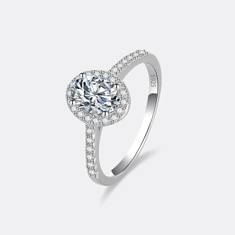 Moissanite Ring for Women S925