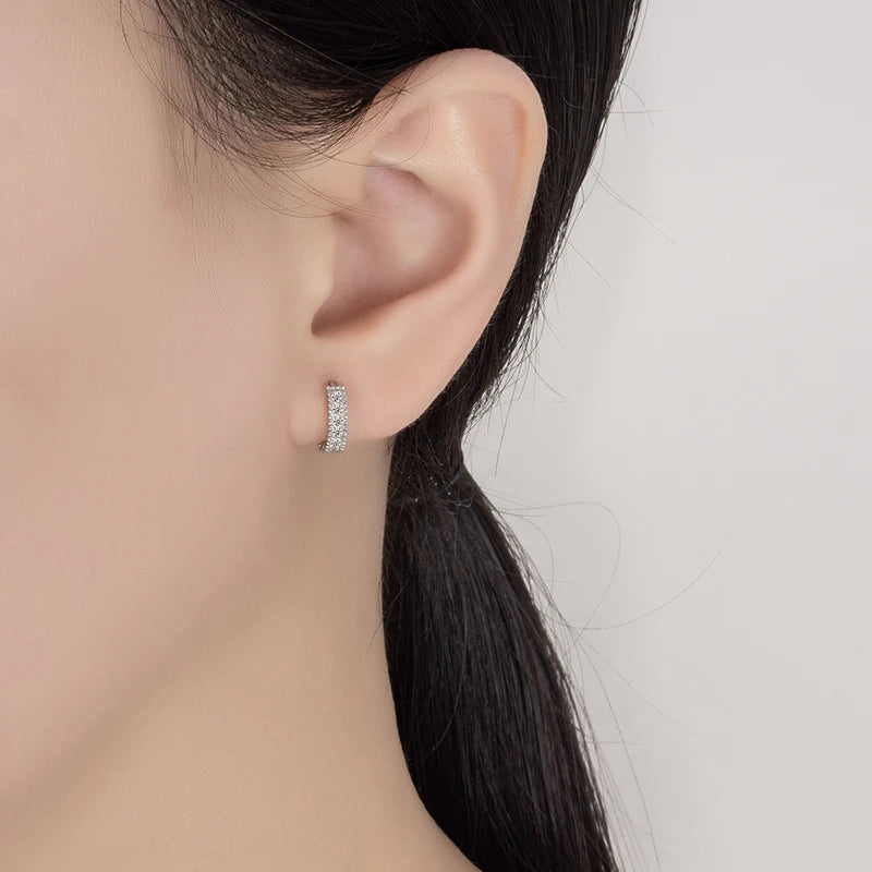 Moissanite Earrings for Women S925