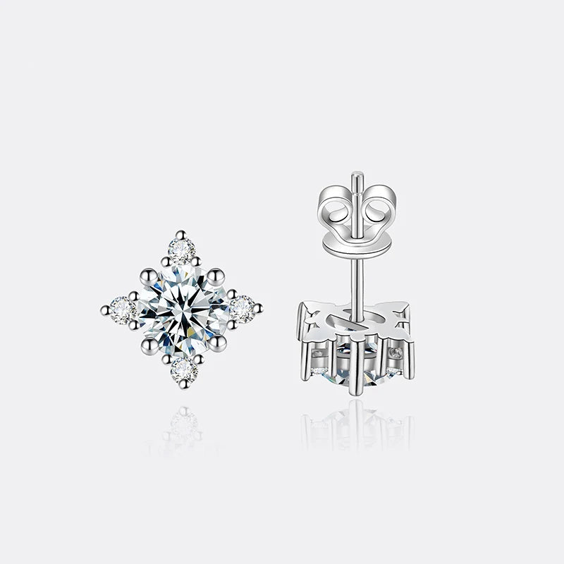 Moissanite Earrings for Women S925