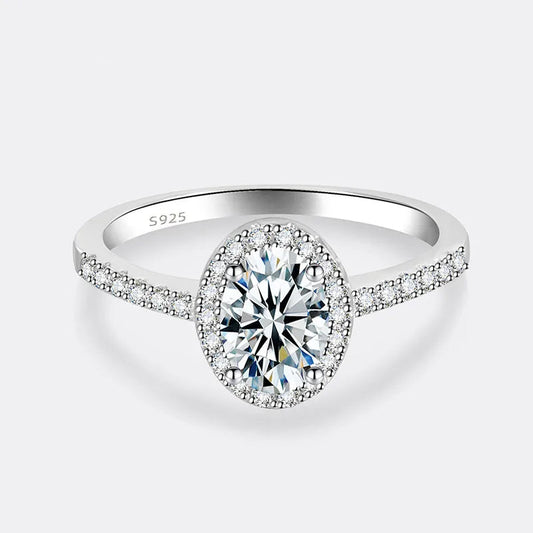 Moissanite Ring for Women S925