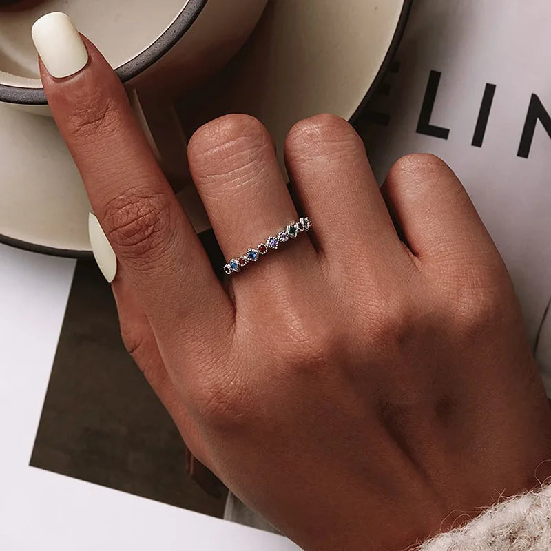 Simple Thin Dainty Rings for Women