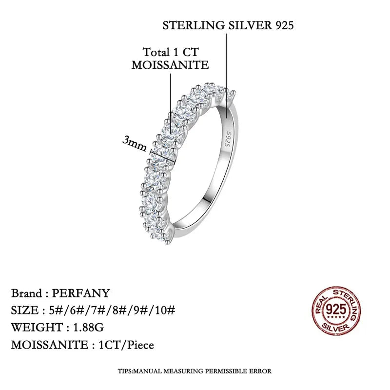 Moissanite Ring for Women S925