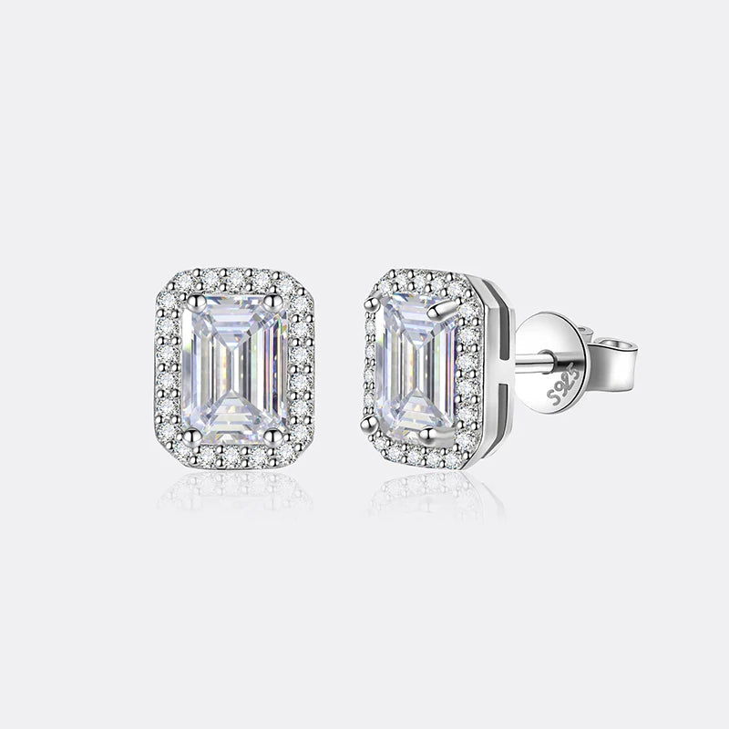 Moissanite Earrings for Women S925