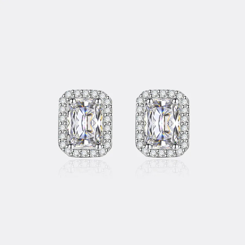 Moissanite Earrings for Women S925