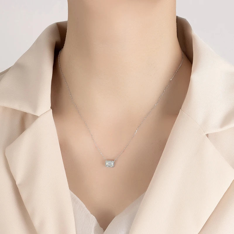 Moissanite Necklace for Women S925