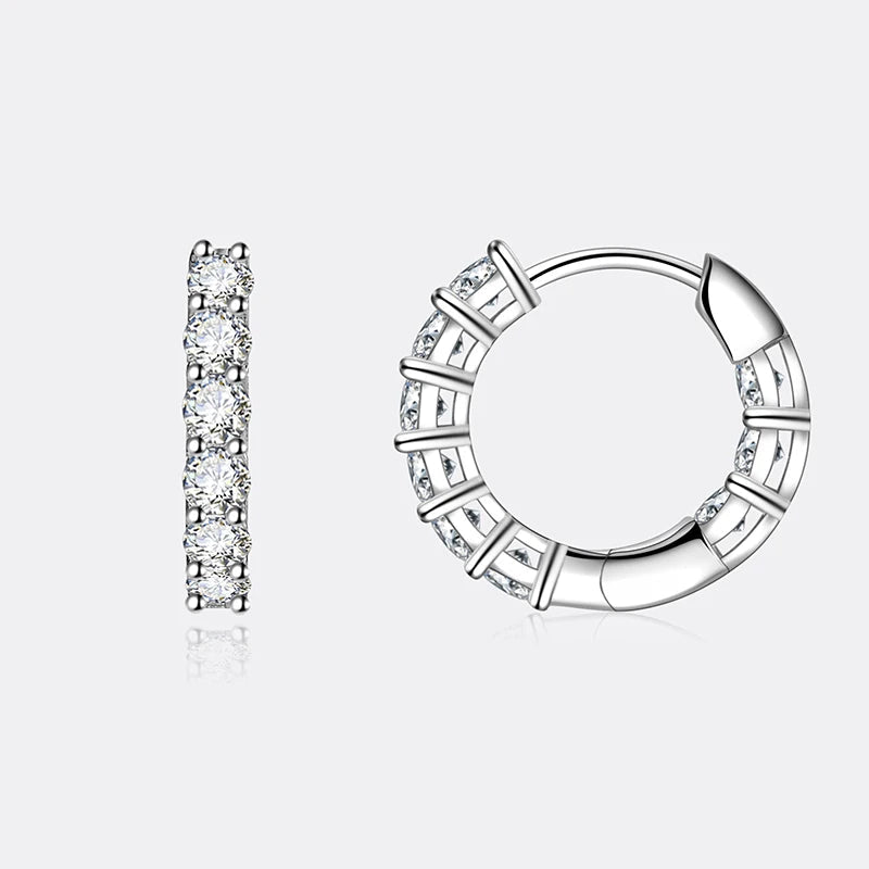 Moissanite Earrings for Women S925